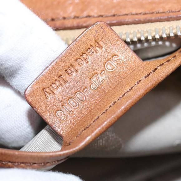 CELINE Shoulder Bag Leather Brown Auth yk12798 - Picture 12 of 16